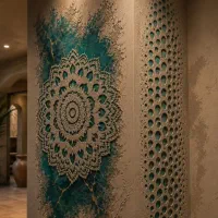 میکروسمنت و پتینه دیواری، ورق طلاق ،مدرن و کلاسیک