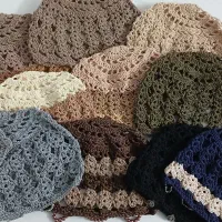 کلاه ترند قلاب بافی