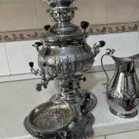 ست کامل سماور کریمان تمام قلم کاری