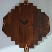 ساعت دیواری چوبی