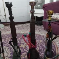 قلیون چوب کهنه قدیمی وفانتزی