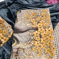 میز دوطبقه برنز اصل با روبالشتی 12تا