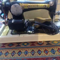 چرخ خیاطی قدیمی ژانومه خانگی نو پدال برقی