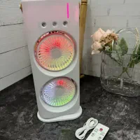 پنکه شارژی ۲ فن دارای باطری