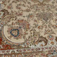 ۲ عدد فرش ابریشمی ۹ متری