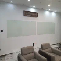 تخته وایت برد شیشه ای (گلسبرد) سفید مگنتی ۲۰۰x۱۰۰