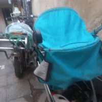 کالسکه کودک یا نوزاد جنس آلومینیوم  چرخ با ار