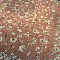 یک جفت فرش ۶ متری دستباف اردکان زمینه پیازی