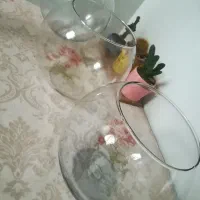 تنگ ماهی و گل سایز بزرگ