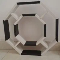 شلف دیواری ۸ ضلعی
