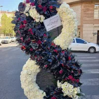 تاج گل تسلیت مدل‌‌ مجلسی(پرداخت درمحل‌ +حمل رایگان