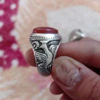 انگشتر عقیق نقره