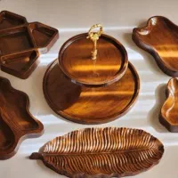 سنگ مصنوعی طرح چوب ست پذیرایی