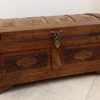 صندوق هندی دکوری چوبی بزرگترین سایز