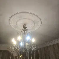 لوستر برنجی ۸ شاخه و تک شاخه
