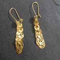گوشواره و تکپوش طلا درحدنو