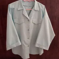شومیز رنگ آبی
