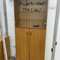 ویترین و میز چوبی و کمد  و ... ‌