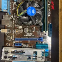 باندل کامپیوتر ASUS H61-PLUS رم 8 گیگ گرافیک1 گیگ