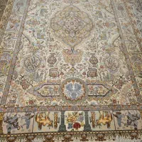 فرش ۶متری چله ابریشم ۵۵رج طرح نامی