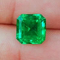زمرد کلمبیا 5 قیراطی vivid green شناسنامه دار