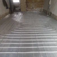 لوله کشی آب و فاضلاب گرمایش از کف نصب پمپ