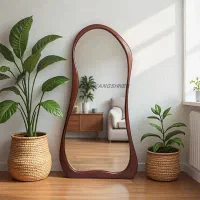 آینه قدی دفرمه چوبی