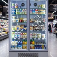 دو درب موتور پایین یخچال فریزر