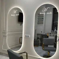 آیینه ساده کپسولی نورمخفی (بدونه سندبلاست)