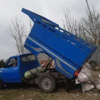 نخاله ، شن وماسه وخاک نیسان کمپرسی