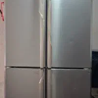 فروش یخچال و فریزر ۴ درب رنگ سیلور