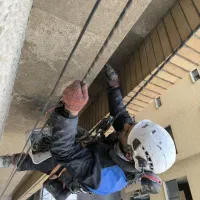 کار در ارتفاع راپل دسترسی با طناب