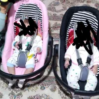 دوعدد کریر طوسی مشکی وطوسی صورتی ست
