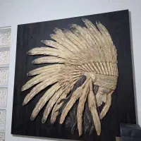 تابلو مدل سرخ پوستی اصل