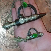 قفل پدر و پسر کهنه کلکسیونی