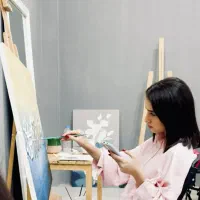 آموزش نقاشی و طراحی و تابلو ماه