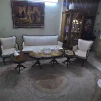 مبل نیمه استیل اتریشی بسیار سالم وتمیز