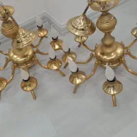 لوستر برنزی طلایی اصل