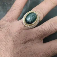 انگشتر نقره یشم