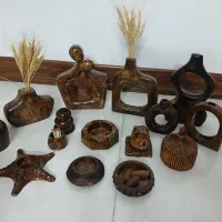 تعدادی مجسمه طرح چوب