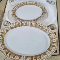 سرویس چینی ۱۲ نقره اصل ژاپن دختر فلوت زن