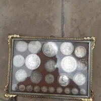 ۲۵ عدد سکه مظفر دین شاه و انواع سکه یک جا