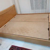 تختخواب دونفره چوب راش،درحدنو