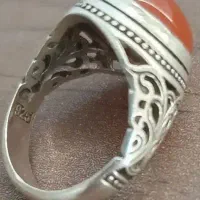 انگشتر نقره عقیق مردانه
