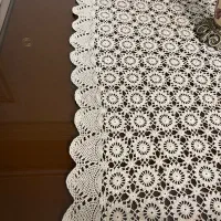 رومیزی بسیار زیبای نخ ابریشم