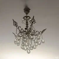 لوستر ۵شاخه کریستال