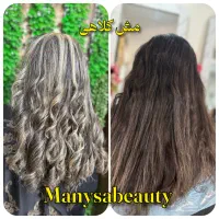 هفت حوض تخفیف رنگ مو و مش کراتین و احیا