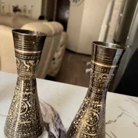 گلدان برنزی کار دست