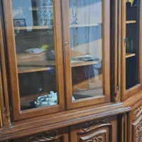 ویترین ظروف (دراور چوبی)