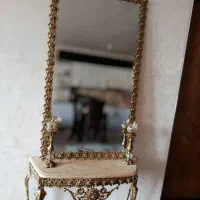 آینه شمعدان برنز